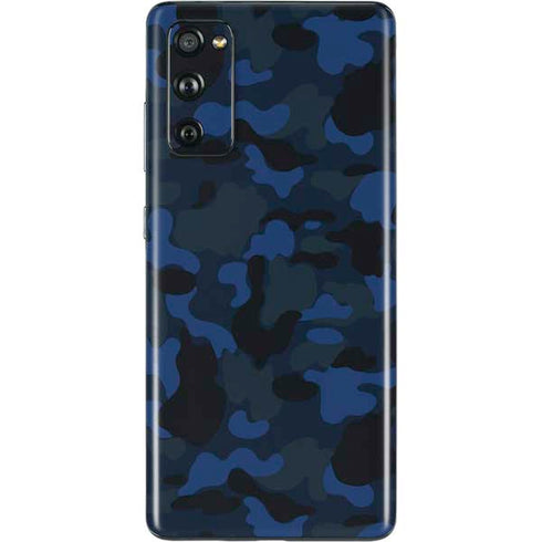 Blue Street Camo Galaxy S20 Fan Edition Skin